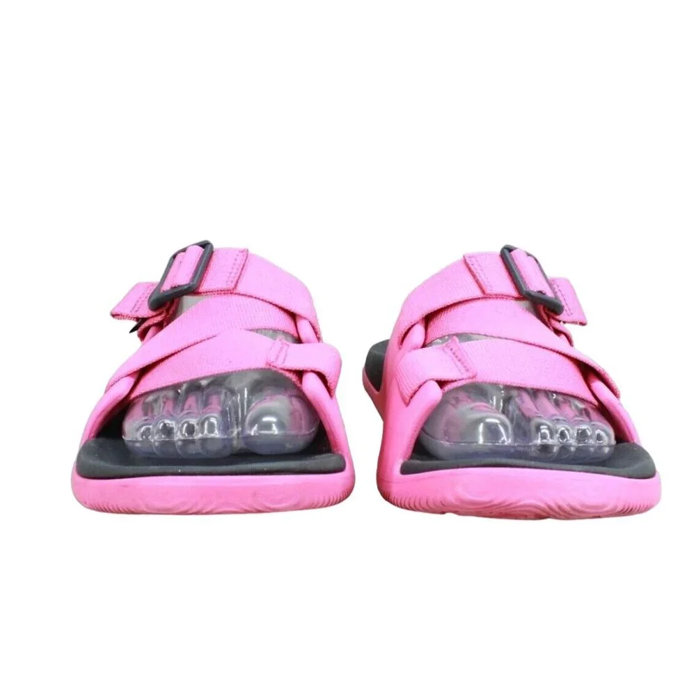 Chaco Women's Pink Nylon Adjustable Buckled Casual Slide Sandals Size 8 - Picture 4 of 9
